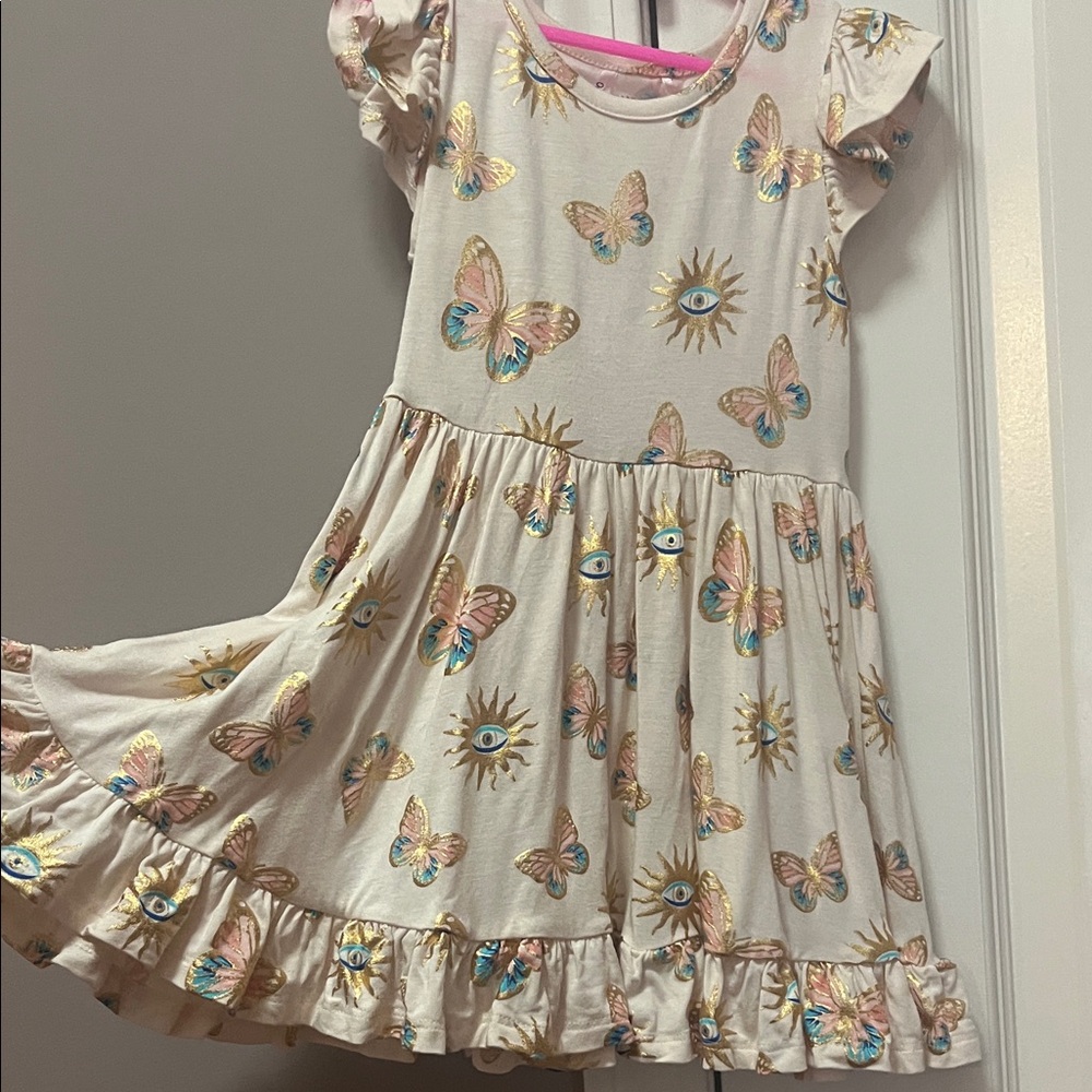 Posh Peanut Fiona Evil Eye Dress - 2T